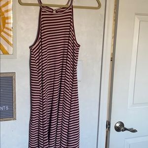 Striped shift dress